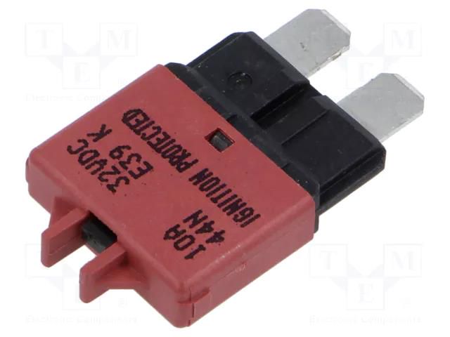 Fuse: thermal; 10A; 32VDC; automotive; 19.75mm; E39 GLOSO 84144