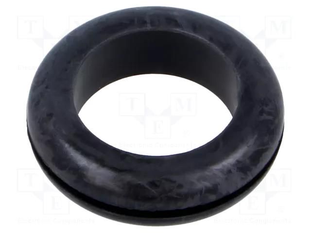 Grommet; Ømount.hole: 40mm; Øhole: 31mm; black; -40÷125°C; EPDM ESSENTRA ESS-10284971