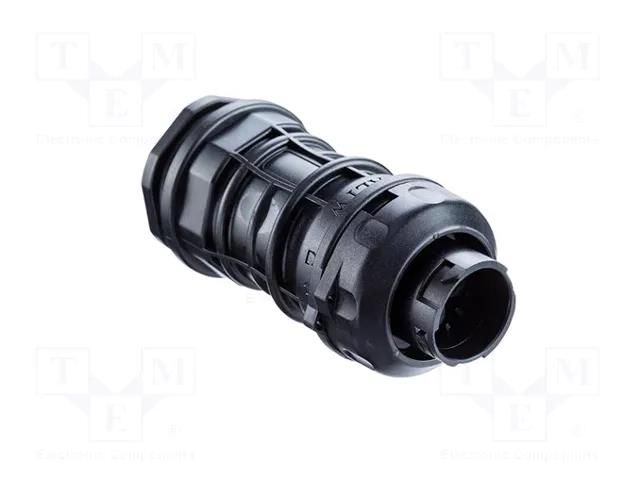 Connector: AC supply; soldering; male; 30A; for cable; IP68 AMPHENOL LTW PWH-05BMMC-LL8001