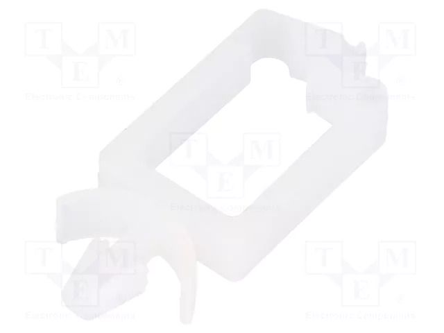 Snap handle; polyamide; natural; Cable P-clips HELLERMANNTYTON WPC15-PA66-NA