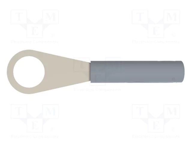 Connector: ring; plug; banana 4mm socket,ring 8,4mm; 60VDC; 32A SCHÜTZINGER LB4-RKSSN8.4-GR