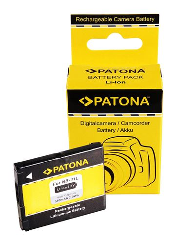 PATONA Battery f. Canon NB11L IXUS 125HS 240HS Powershot A1200 NB-11L, PATONA 1108 4260284321505