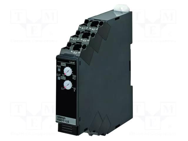 Level monitoring relay; conductive fluid level; 24VAC; 24VDC OMRON K8DT-LS1CD