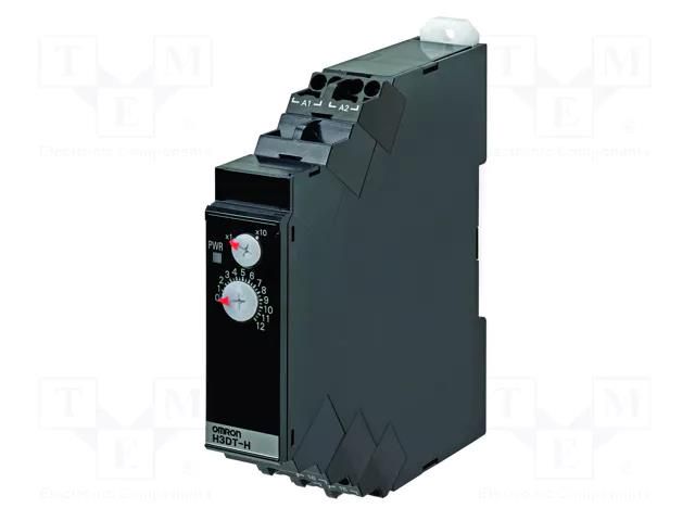 Timer; 0,1÷1,2s; SPDT; 250VAC/5A; Usup: 24÷48VAC; 24÷48VDC; PIN: 5 OMRON H3DT-HBS