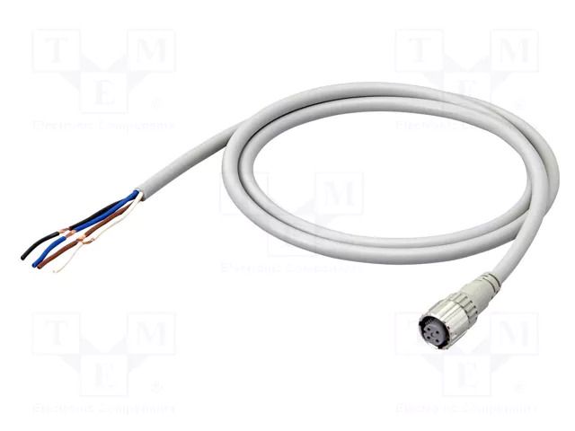 Cable: for sensors/automation; M12; PIN: 4; straight; 20m; plug OMRON XS5FD421L80F