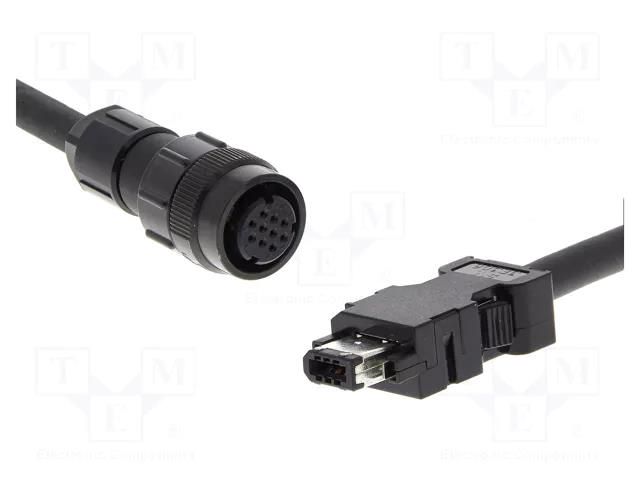 Accessories: Connection lead; Standard: Omron; 1S; signal; 10m OMRON R88A-CR1B010NF-E