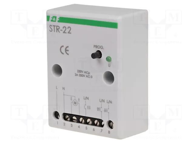 Blinds controller; wall mount; 230VAC; IP20; -25÷50°C F&F STR-22