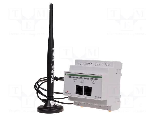 GSM module controller; for DIN rail mounting; 24VDC; IP20; RJ45 F&F MH-MRG
