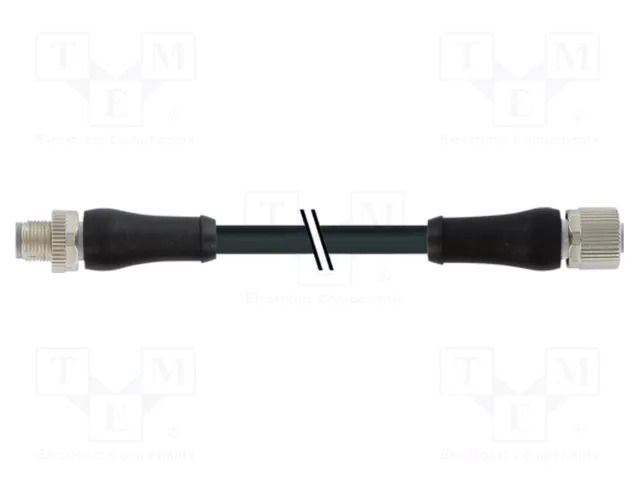 Cable: for sensors/automation; M12; PIN: 5; 3m; 63VDC; 12A; PUR MURRELEKTRONIK 7000-P4241-P040300