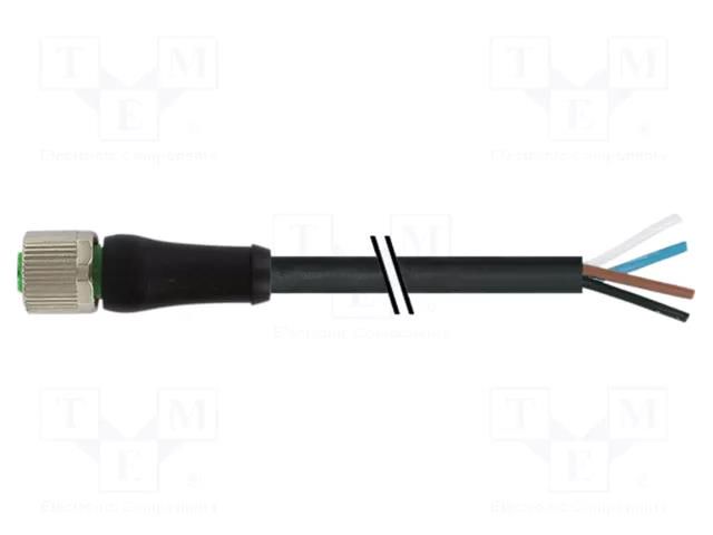 Connecting cable; female; 7000 Power; IP67; 63VAC; 63VDC; 12A; 10m MURR ELEKTRONIK 7000-P6221-P061000