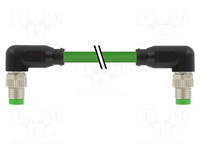 Connecting cable; 7000; IP67; 50VAC; 60VDC; 4A; 1.5m; PIN: 4 MURR ELEKTRONIK 7000-89771-7910150