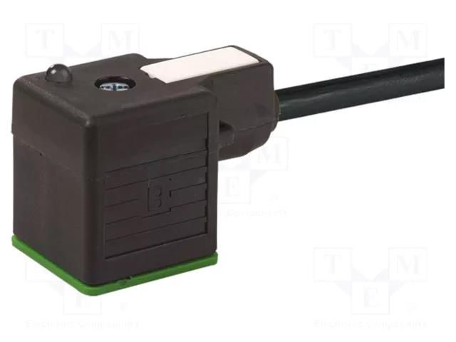 Connection lead; plug; Type: A; PIN: 3; Contacts ph: 18mm; female MURR ELEKTRONIK 7000-18111-6370300