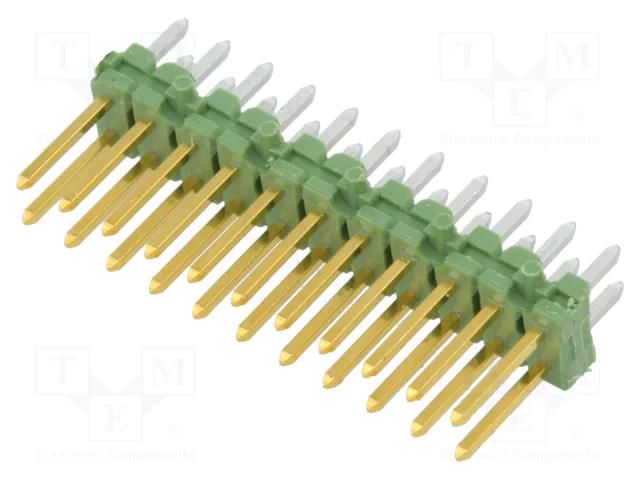 Connector: pin strips; pin header; AMPMODU MOD II; male; PIN: 22 TE Connectivity 1-825440-1