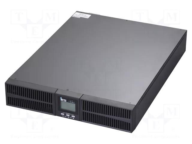 Power supply: UPS; 6kW; 6kVA; 230V; 440x580x88mm; screw terminal IPS WP11-06K0-BC192