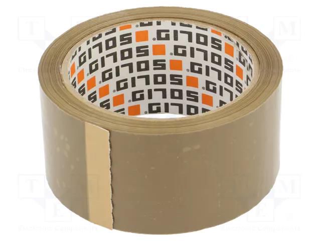 Packing tapes; L: 66m; Width: 48mm; brown SOLID TOOLS SOLID-5099