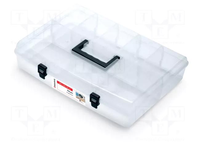 Container: collective; with partitions; transparent; NUN KISTENBERG KNU40