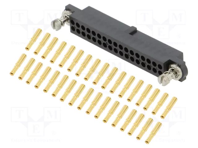 Connector: wire-wire/PCB; plug; female; PIN: 34; Datamate J-Tek; 3A HARWIN M80-4D13405FC