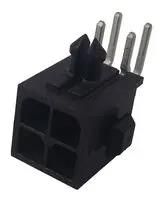 HEADER, RIGHT ANGLE, DUAL ROW, 4 WAY 3-794618-4