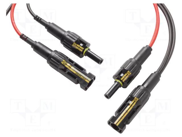 Test acces: clamp test lead set; photovoltaics; 20A POMONA FLK-PVLEAD3