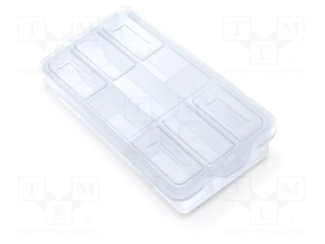 Container: collective; with partitions; transparent; 180x90x35mm KISTENBERG KKNO2010