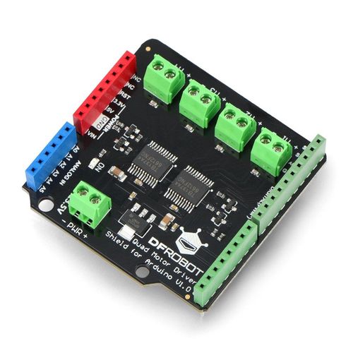 DFRobot TB6612 - 4-channel motor driver 13.5V/1.2A - Shield for Arduino DFR-07441 6959420910854