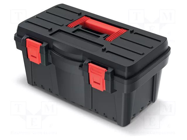 Chest; tool case; black; polymer; DARK; 476x258x226mm; 12kg KISTENBERG KDR5025N