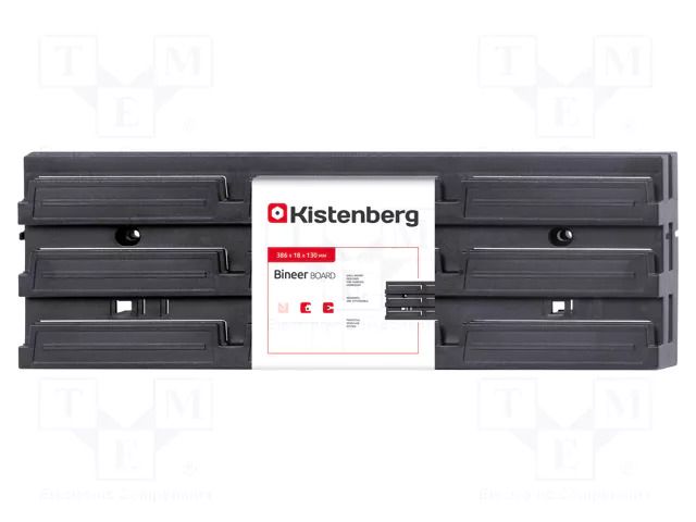 Accessories: toolboard; Kit: boarad 2x; 386x18x130mm; 2pcs. KISTENBERG KBBS4013