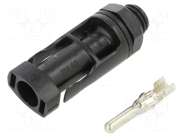 Connector: solar; socket; male; 1.5kV; IP68; straight; crimped MOREK MAP1106B40