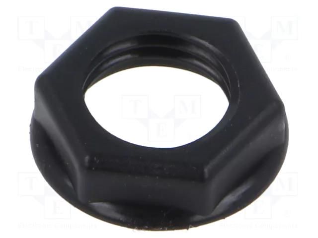 PLASTIC NUT BLACK NEUTRIK NTR-NRJ-NUT-B