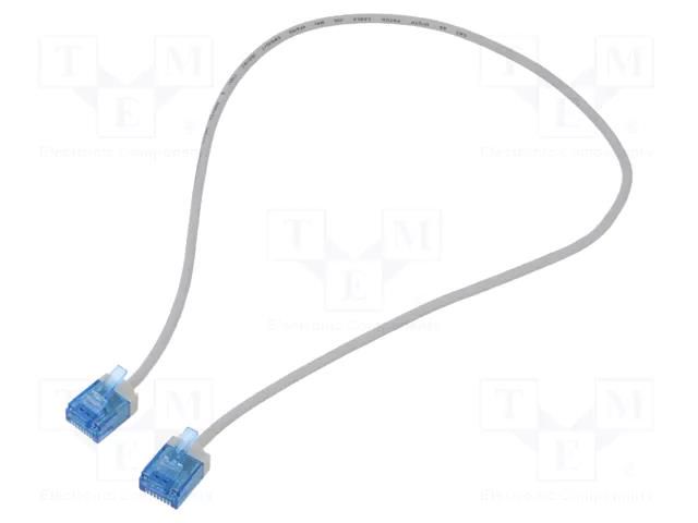 Patch cord; RJ45 plug,both sides; U/UTP; 6a; stranded; Cu; LSZH Goobay GOOBAY-74221