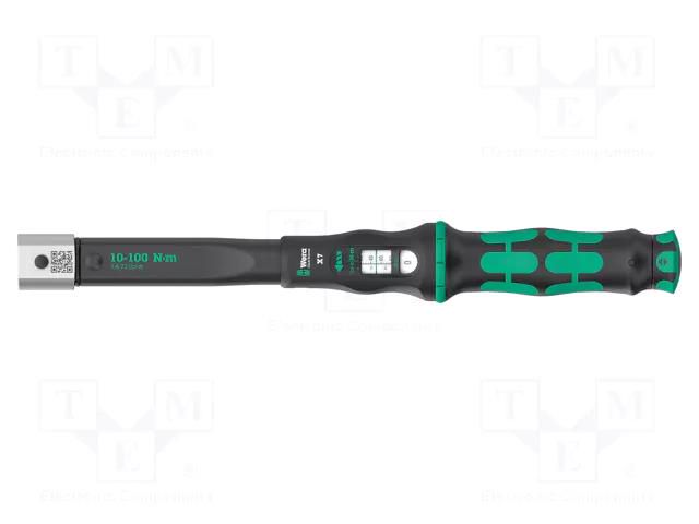 Wrench; torque; 10÷100Nm; Mounting: 14x18; Click-Torque X 7; 395mm WERA WERA.05075657001
