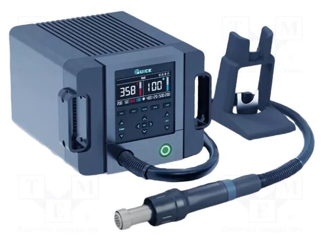 Station: hot air; digital,with push-buttons; 1.3kW; 50÷550°C QUICK QUICK-861PRO