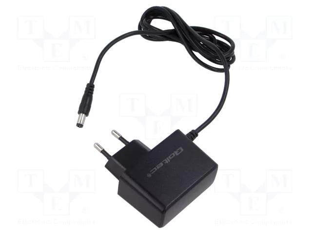 Power supply: switching; mains,plug-in; 12VDC; 1A; 12W QOLTEC ZSI-52401