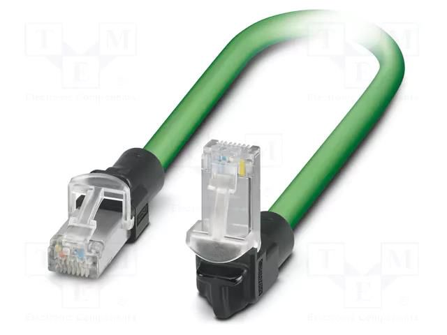 Patch cord; RJ45 plug,RJ45 down angled plug; SF/UTP; 5; stranded PHOENIX CONTACT 1113321