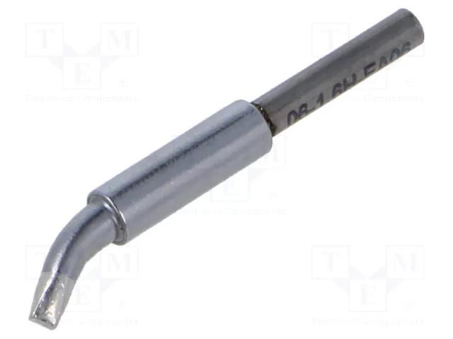 Tip; bent chisel; 1.6x0.6mm; for hot tweezers QUICK QUICK-TSS06-1.6H