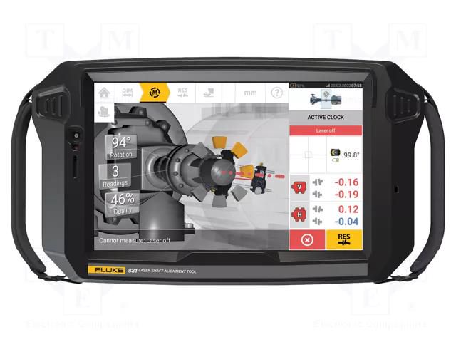 Meter: laser shaft alignment tool; LCD TFT 8"; 1920x1200; WiFi FLUKE FLK-831