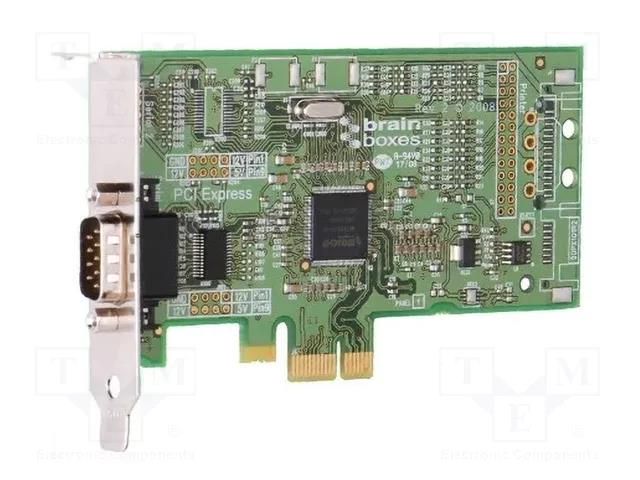 Analog input card; PCI,PCI Express,RS232 x1,UART; 380mA BRAINBOXES PX-235