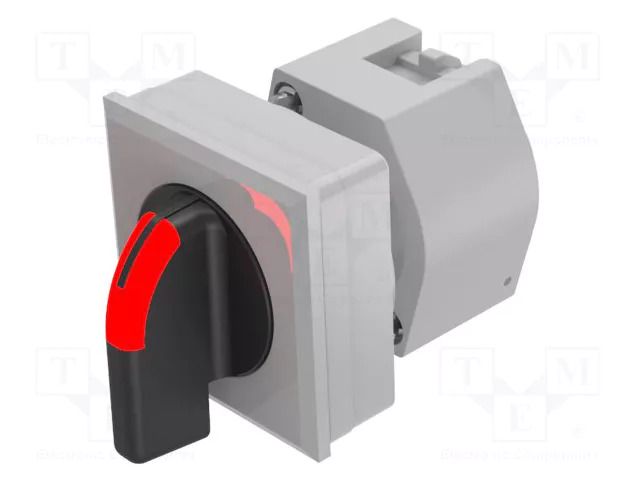 Switch: rotary; 30mm; Stabl.pos: 3; black/silver; BA9S,LED; IP65 EAO 704.292.008I