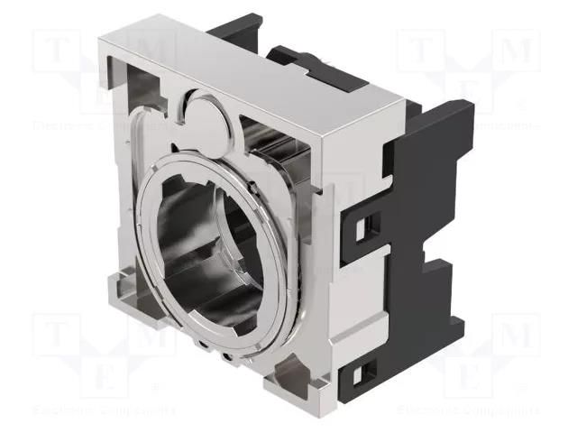 Mounting unit; 22mm; 45; front fixing; metal EAO 45-2400.2000.000