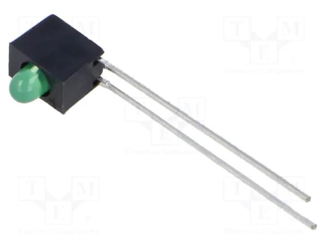 LED; in housing; 3mm; No.of diodes: 1; green; 2mA; Lens: diffused MARL 103-314-01