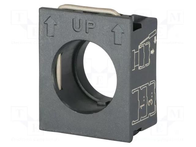 Mounting unit; 46; -25÷55°C; grey; plastic EAO 46-2M00.1000.000