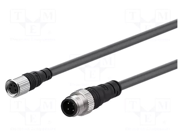 Cable: for sensors/automation; PIN: 4; 2m; Wire colour: grey AUTONICS C1DH4-2EB