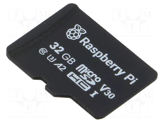 Accessories: microSDcard; microSD card; 32GBFLASH RASPBERRY PI SC1628