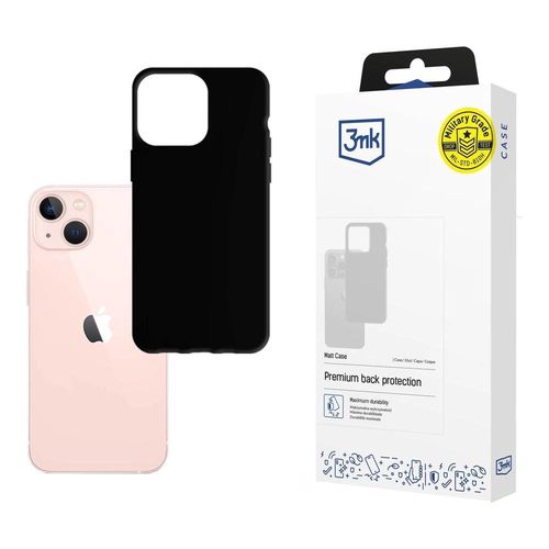 Case for iPhone 14 from the 3mk series Matt Case - black, 3mk Protection 5903108476447 5903108476447