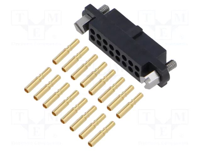 Plug; wire-wire/PCB; female; Datamate J-Tek; 2mm; PIN: 16; crimped HARWIN M80-4611605