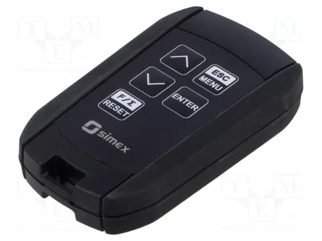 Module: remote control; 0÷50°C; Body dim: 43x72x15.5mm SIMEX SIR-25-001