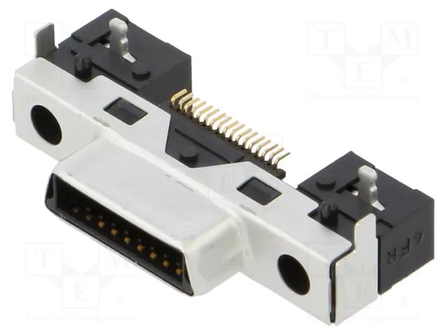 Connector: D-Sub; PIN: 17; socket; male; angled; THT; DH; 1mm HIROSE DH60-17P