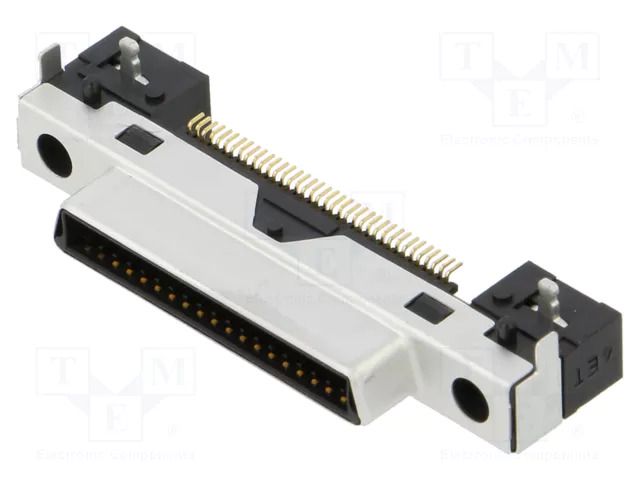 Connector: D-Sub; PIN: 37; socket; male; angled; THT; DH; 1mm HIROSE DH60-37P