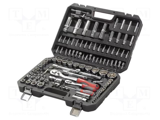 Wrenches set; 12-angles,socket spanner; 113pcs. PROLINE PRE-58113