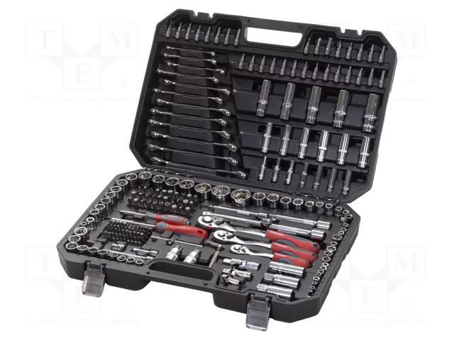 Wrenches set; 6-angles,socket spanner; 216pcs. PROLINE PRE-58216